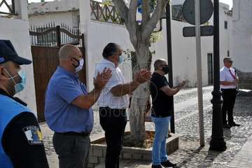 Homenaje de la Banda Municipal de Música a la Policía Local y Policía Nacional  (Foto Francisco Javier Santana)